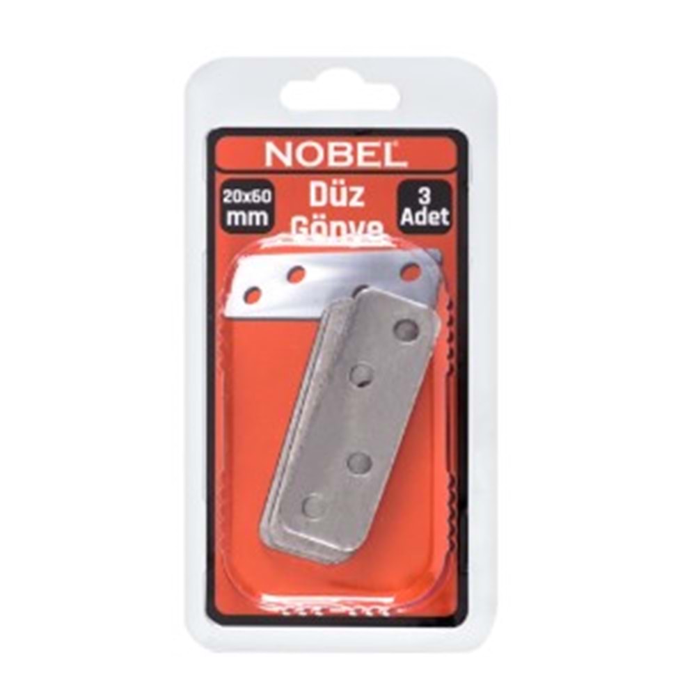 NOBEL FIX DÜZ GÖNYE 20X60 (2MM) 3 LÜ
