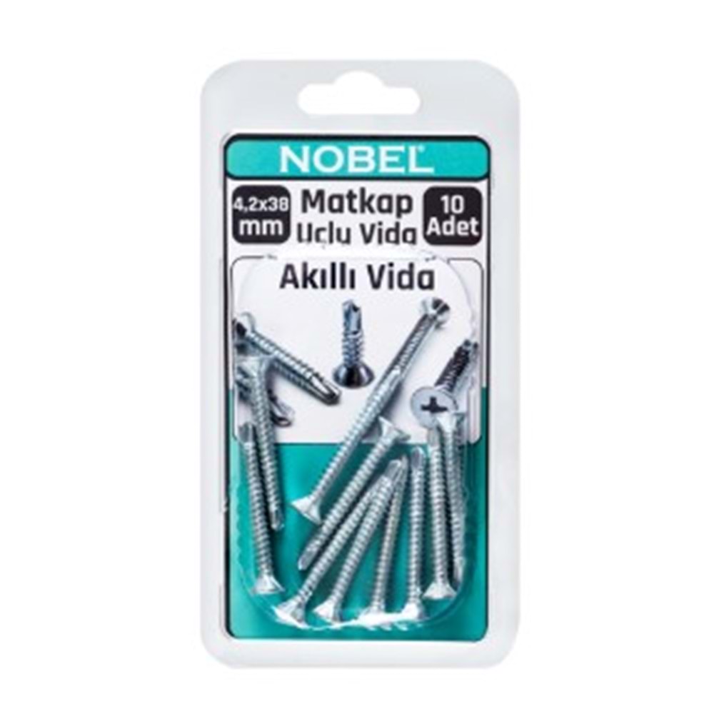NOBEL FIX YHB MATKAP UÇLU VİDA 4,2 X 38 MM 10