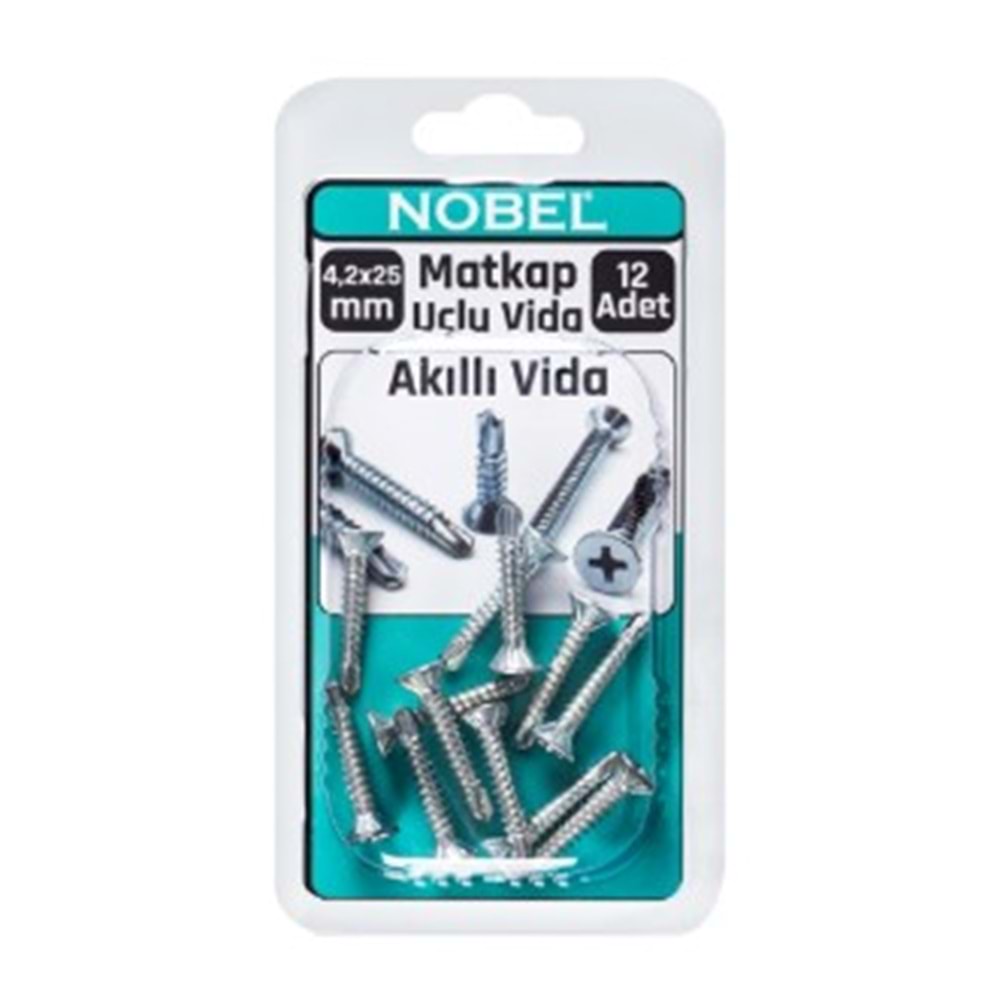 NOBEL FIX YHB MATKAP UÇLU VİDA 4,2 X 25 MM 12 12*