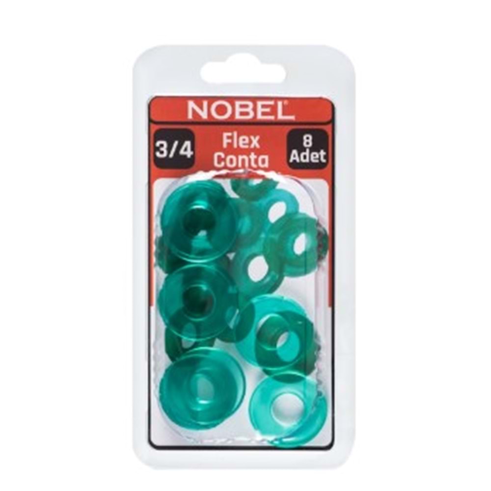 NOBEL FIX YEŞİL FLEX CONTA PVC 3/4 8 Lİ 12*