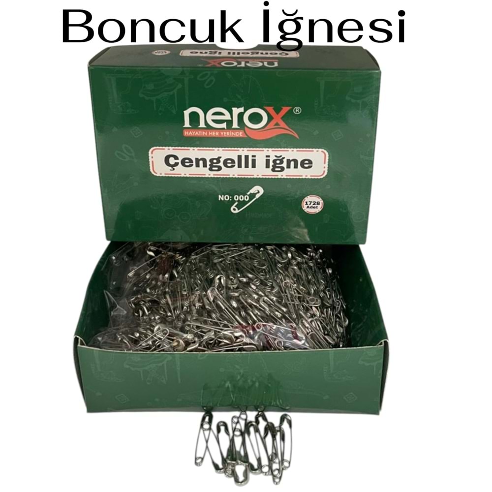 NEROX ÇENGELLİ İĞNE 000 (1728'Lİ)*50