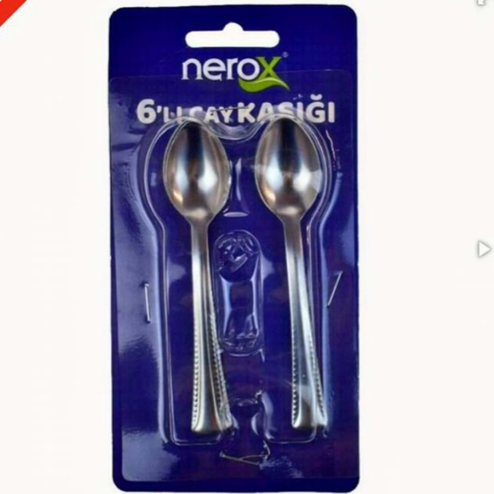NEROX 6'LI ÇAY KAŞIGI KARTELA *12