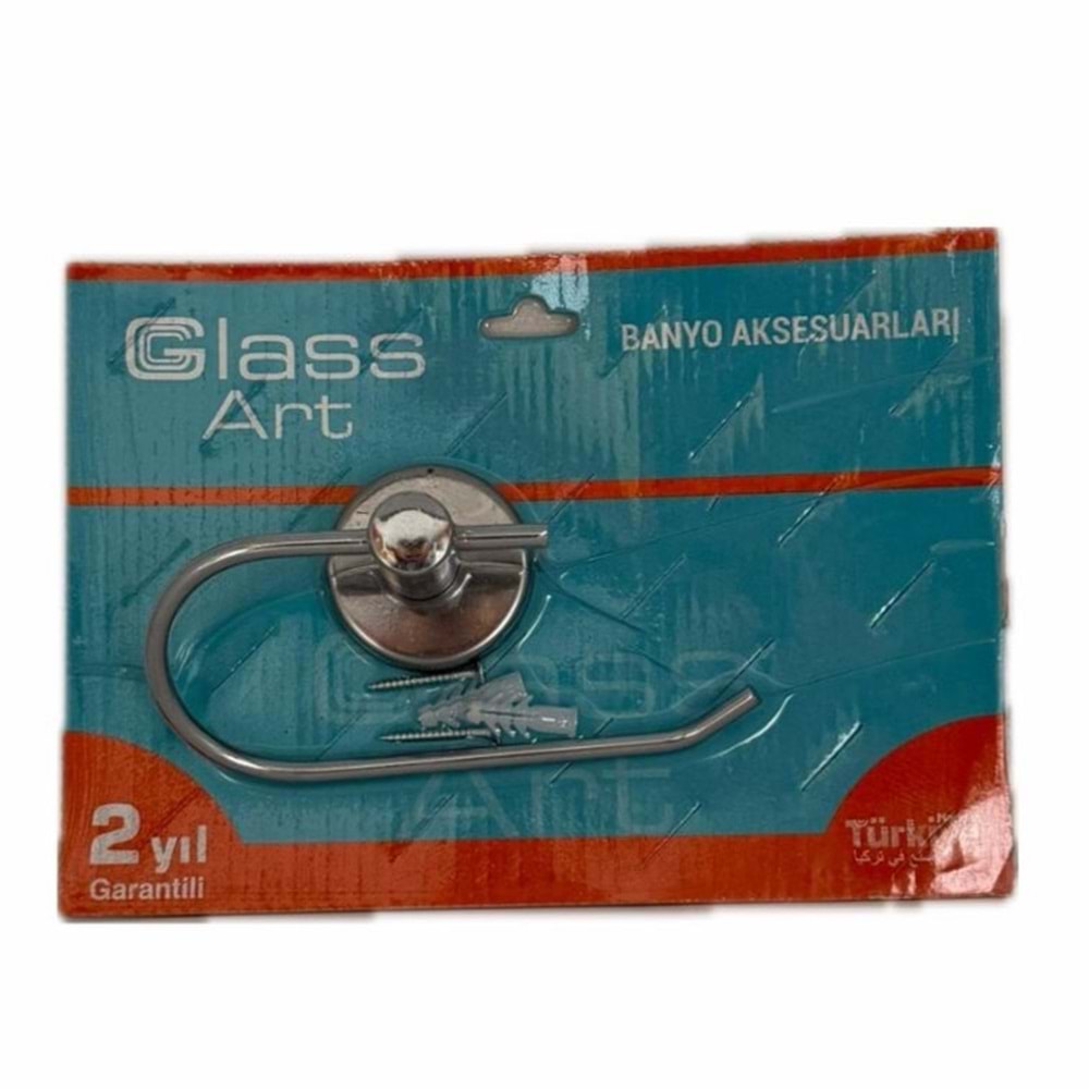 GLASS ART WC KAĞITLIK VİDALI KROM