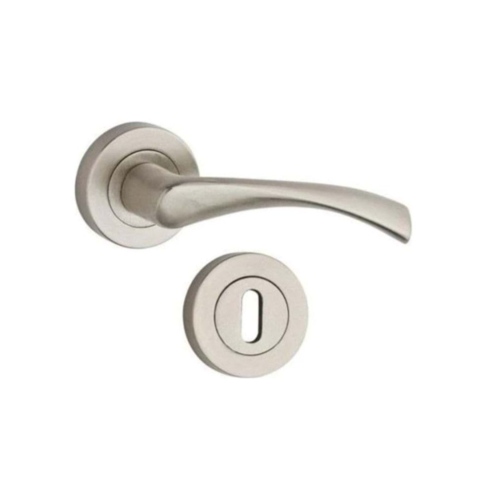 NOBEL POLARİS SATEN ROZETLİ ODA KAPI KOLU 2 Lİ TK