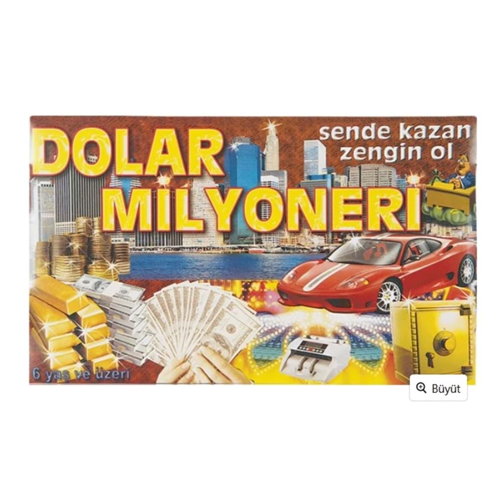 DOLAR MİLYONERİ KUTU OYUNU