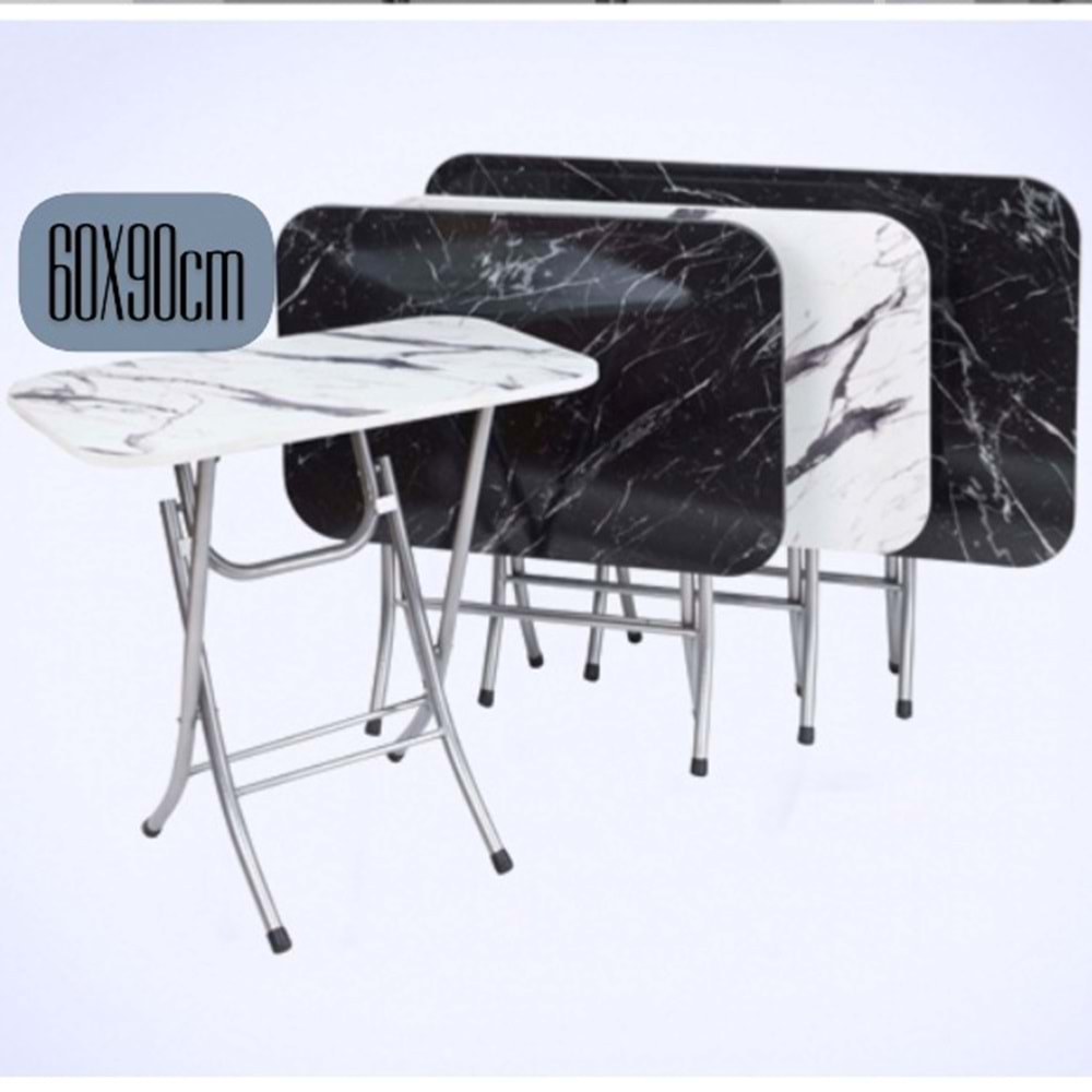 METAL AYAKLI KATLANIR MASA 60X90CM