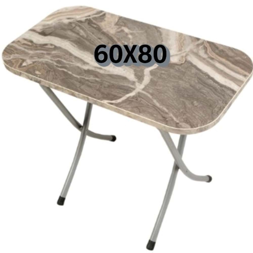 NİHAT METAL AYAKLI KATLANIR MASA 60X80CM