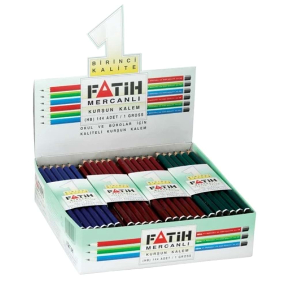 FATİH MERCANLI KURŞUN KALEM HB GROSA *144