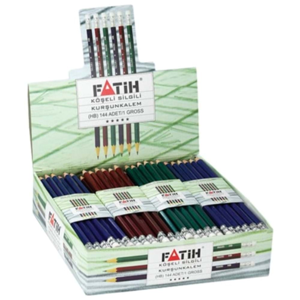 FATİH MERCANLI SİLGİLİ KURŞUN KALEM GROSA *144