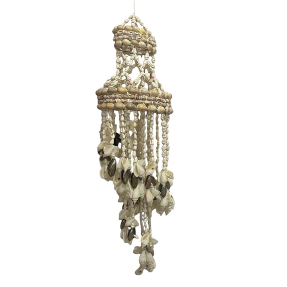 SARKAÇ DENİZ KABUĞU RÜZGAR ÇANI BÜYÜK BOY