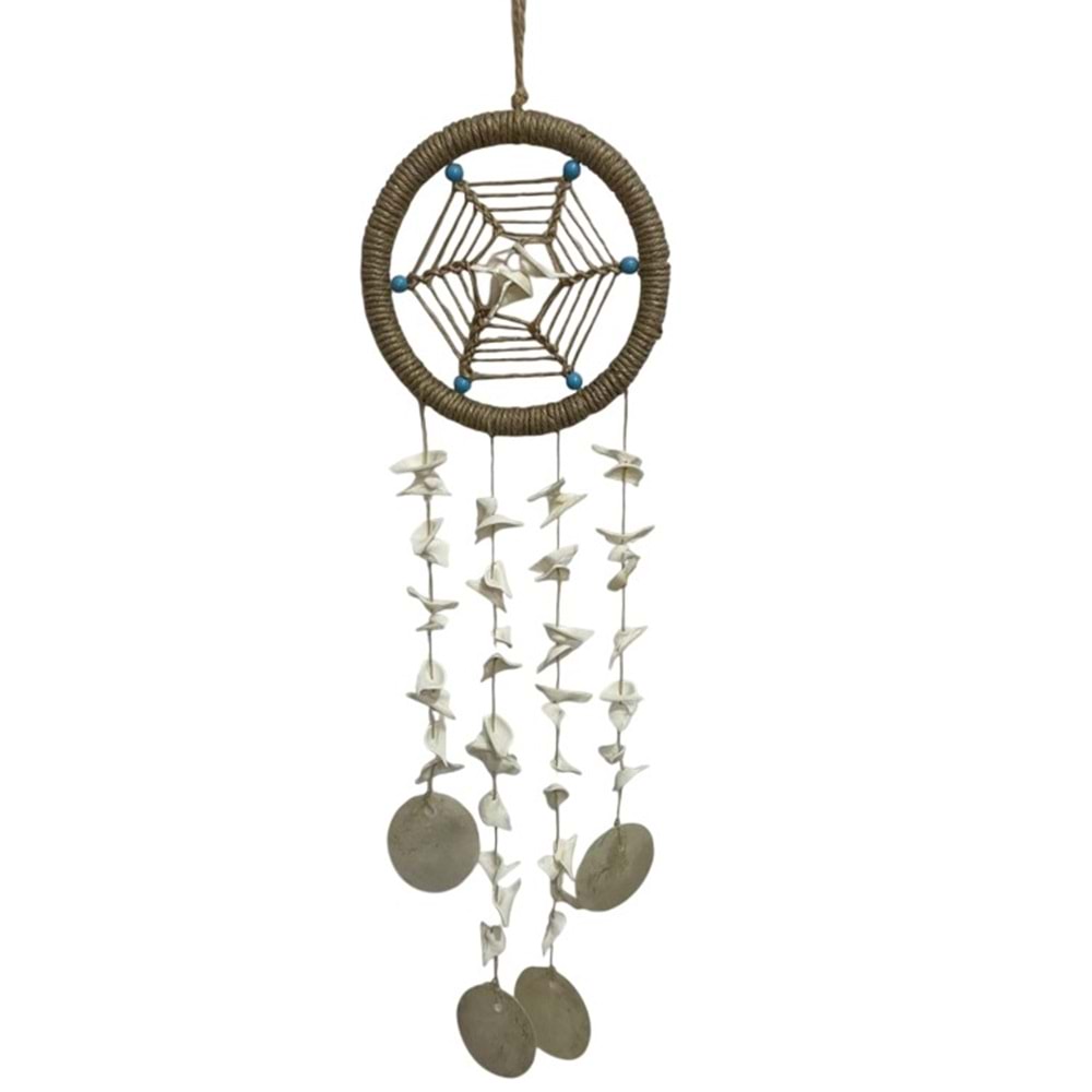 SARKAÇ HAYAL KAPANI DENİZ KABUĞU RÜZGAR ÇANI BÜYÜK BOY