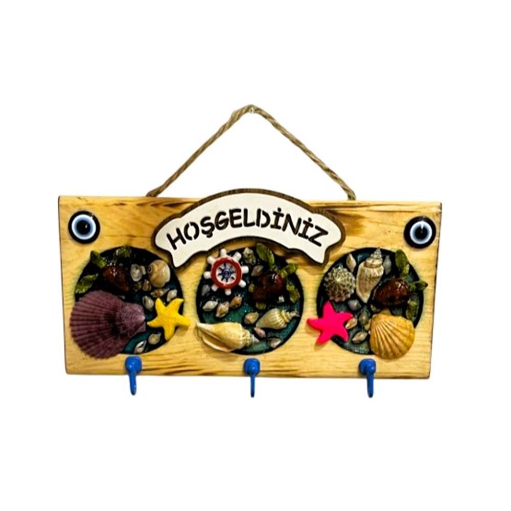 HOŞGELDİNİZ KAPI SÜSÜ ANAHTARLIK ASKISI