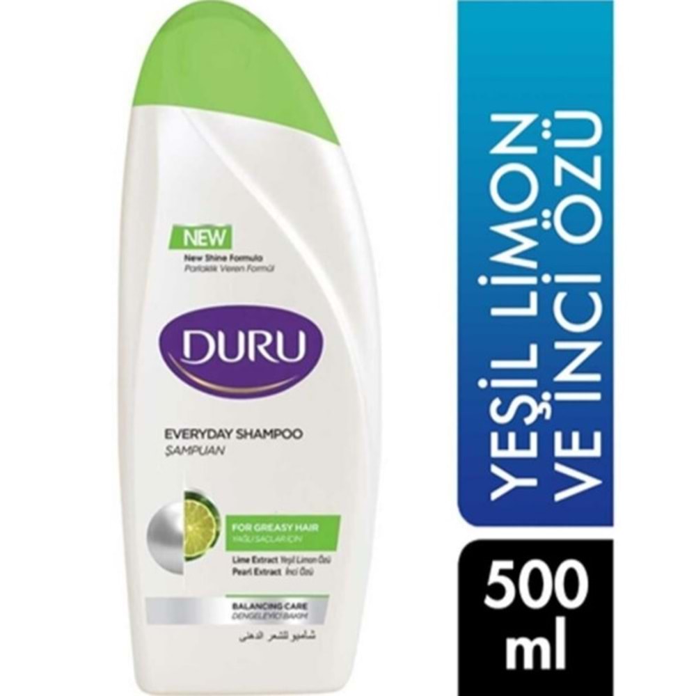 DURU ŞAMPUAN YAĞLI SAÇLAR İÇİN