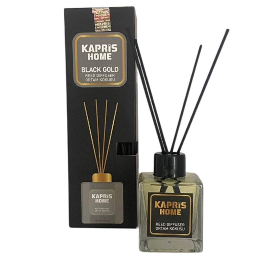 KAPRİS HOME BLACK GOLD ÇUBUKLU ODA KOKUSU 100ML *48