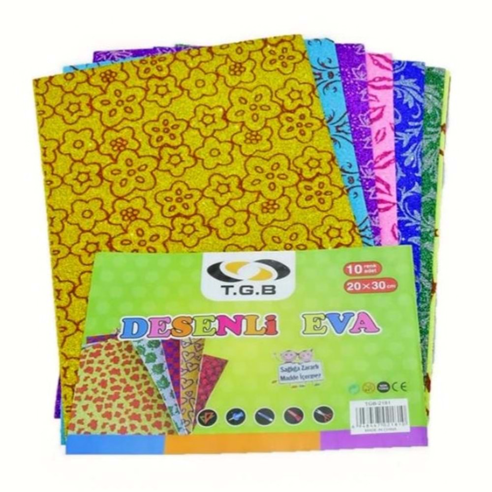 TGB EVA SİMLİ DESENLİ 20X30 10 RENK