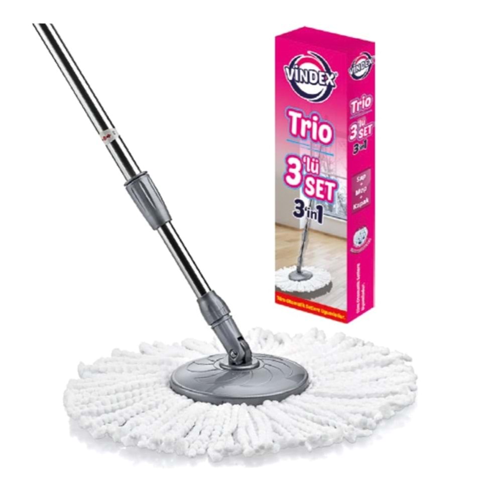 VİNDEX METAL SAPLI OTOMATİK YEDEK MOP