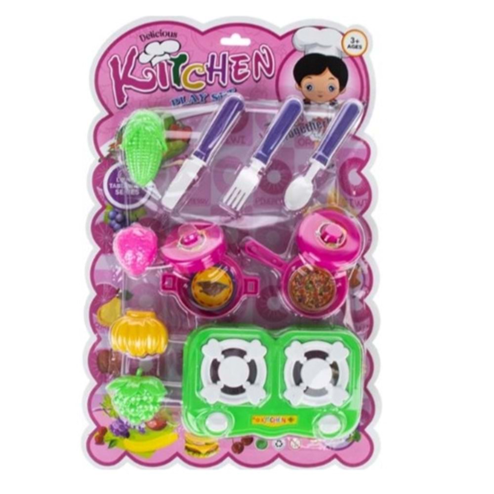 ZEON OYUNCAK KARTELA MUTFAK SETİ