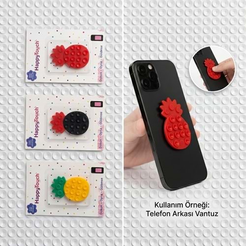 HAPPY TOUCH ANANAS TELEFON VANTUZU TELEFON TUTUCU MİX 12*