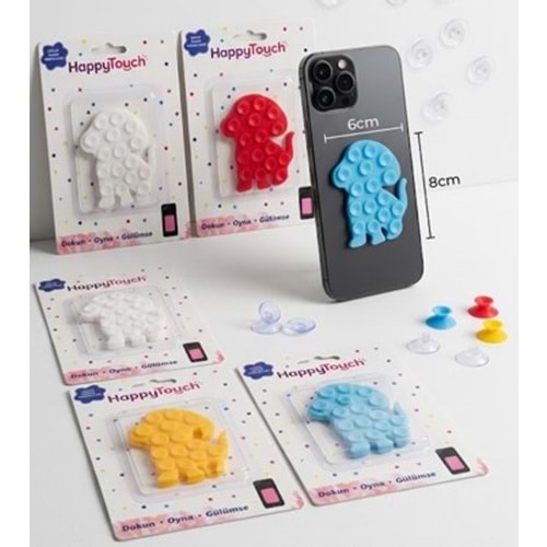 HAPPY TOUCH KÖPEK TELEFON VANTUZU TELEFON TUTUCU MİX 12*