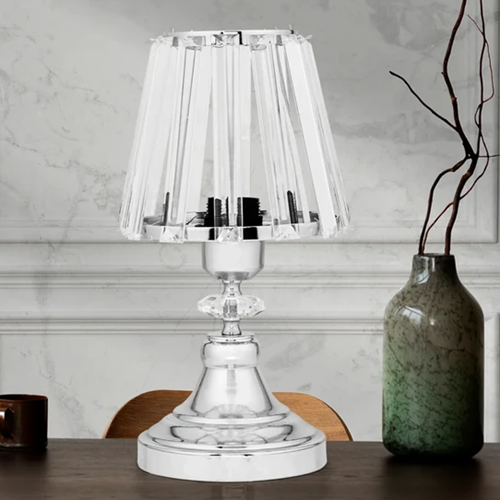 SWORD KRİSTAL ABAJUR GÜMÜŞ