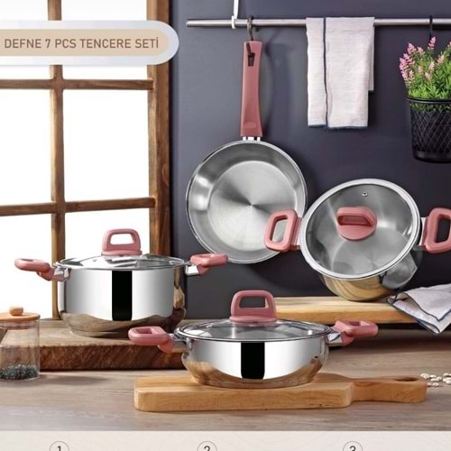 SOLE DEFNE 7PRC TENCERE SET
