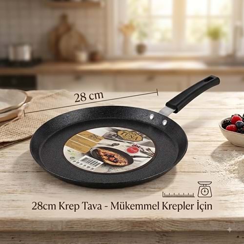 TUNA HAUSE 28 CM KREP TAVASI