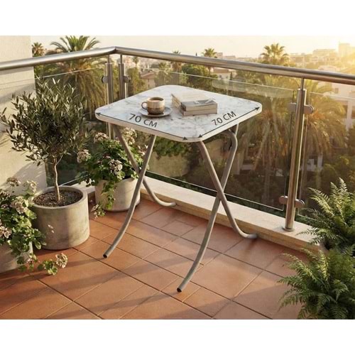 Alesta Life Sunta Lam Kare Masa 70x70cm