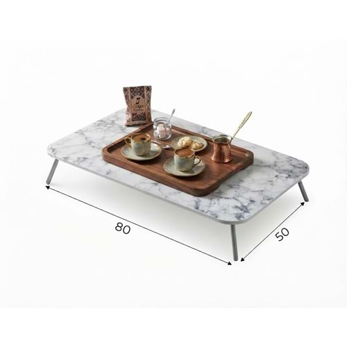 Alesta Life 50x80 Cm Katlanır Banket Hibrit Sunta Lam Sofra