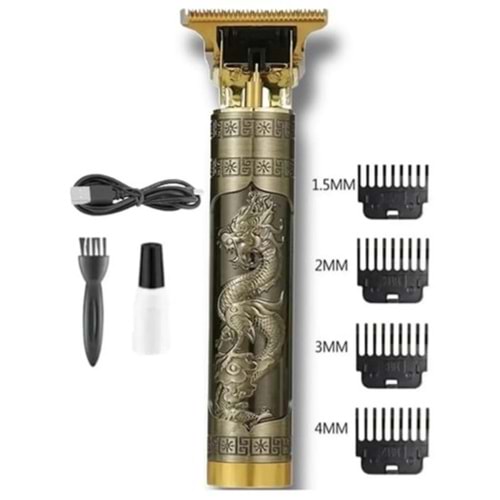 HAİR TRIMMER T BIÇAK EJDERHA ŞARJLI TRAŞ MAKİNASI