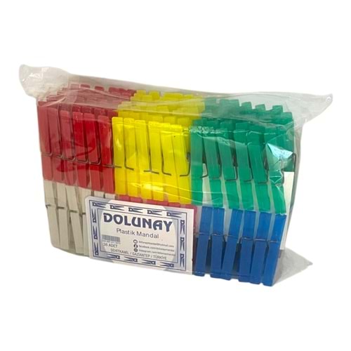 DOLUNAY ÇAMAŞIR MANDALI GROSA 144LÜ *28