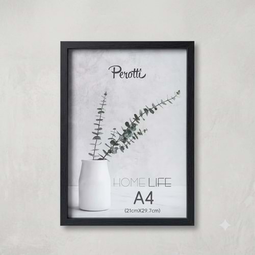 PEROTTİ AHŞAP A4 ÇERÇEVE 21X29,7CM 6*