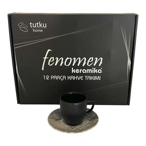 TUTKU DİJİTAL KAHVE FİNCAN TAKIMI **12*