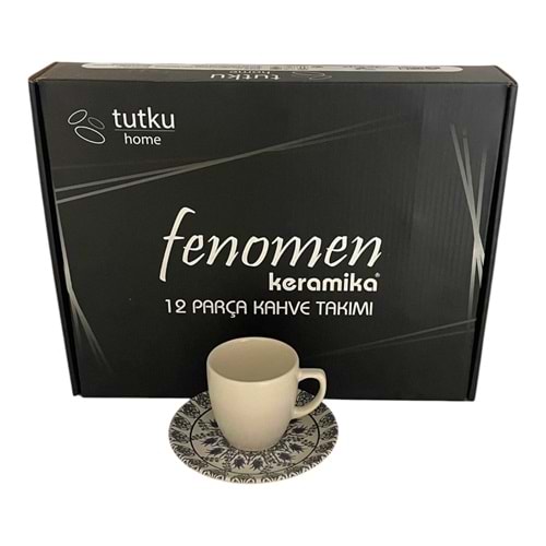 TUTKU DİJİTAL KAHVE FİNCAN TAKIMI **12*