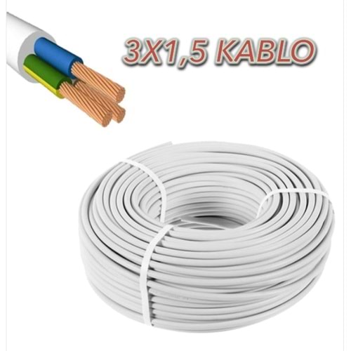 WİNCELL ELEKTRİK KABLOSU KALİTELİ 3X1,5 100MT