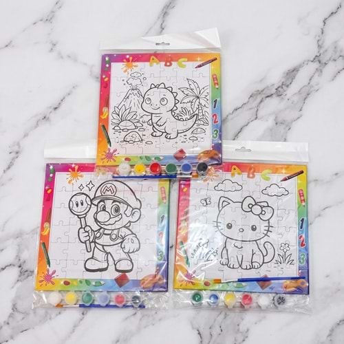 BOYANABİLİR PUZZLE 36 PARÇA 24X24 CM