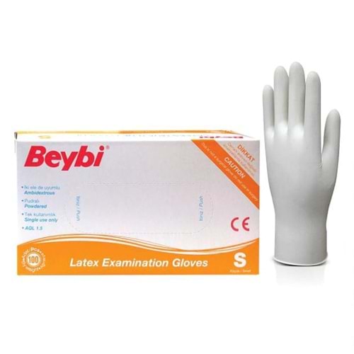 BEYBİ S LATEX PUDRALI MUAYENE ELDİVENİ DOKTOR *20