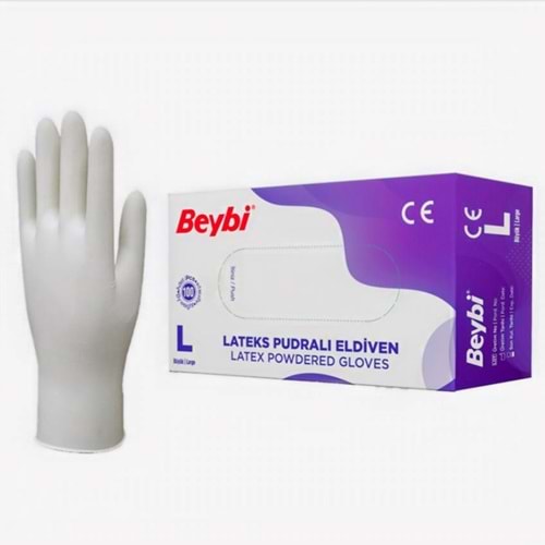 BEYBİ L LATEX PUDRALI MUAYENE ELDİVENİ DOKTOR *20