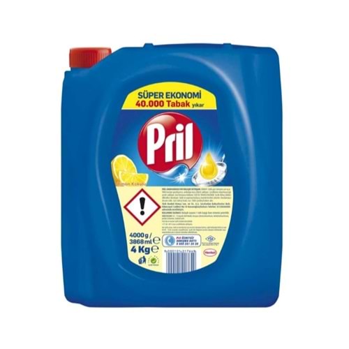 PRİL LİMON KOKULU SIVI BULAŞIK DETERJANI 4KG