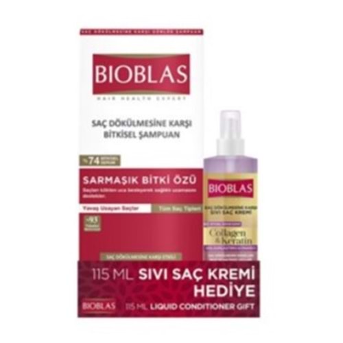 BIOBLAS SAÇ DÖKÜLMESİNE KARŞI BİTKİSEL ŞAMPUAN 360ML