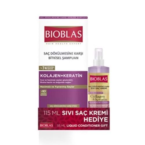 BIOBLAS SAÇ DÖKÜLMESİNE KARŞI BİTKİSEL ŞAMPUAN 360ML