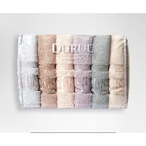DURUL HOME 6 LI BAMBU LÜKS EL HAVLUSU 50X90
