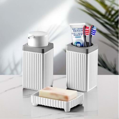 LE PARİS 3 PARÇA BANYO SETİ