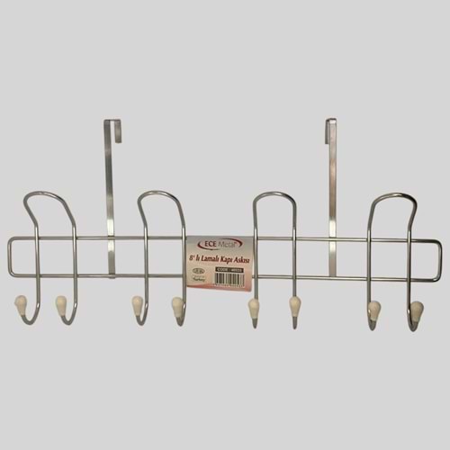 ECE METAL KROM 8 LI LAMALI KAPI ASKISI 10x24x51 cm 16*