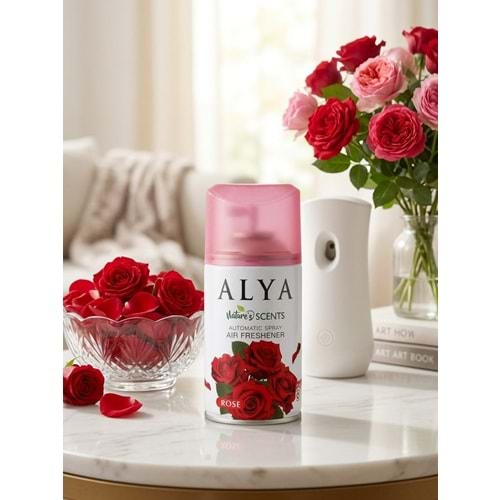 ALYA OTOMATİK ODA SPREYİ YEDEĞİ ROSE 24*
