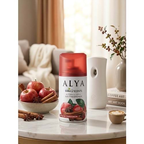 ALYA OTOMATİK ODA SPREYİ YEDEĞİ APPLE&CINNAMON 24*