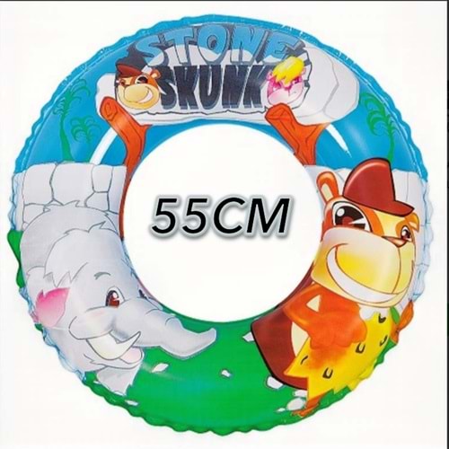 BERMUDA ŞİŞME DESENLİ SİMİT 55CM