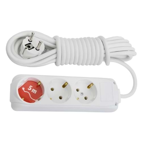 ALMERA 3 LÜ TOPRAKLI GRUP PRİZ 5MT