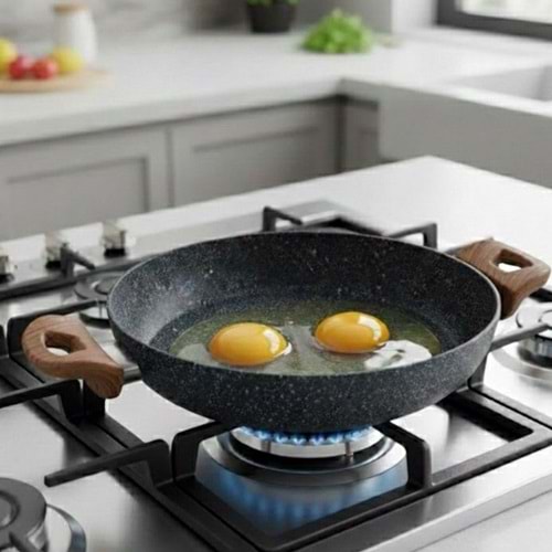 PIRLANTA TAŞ GRANİT ÇİFT KULP TAVA 24NO