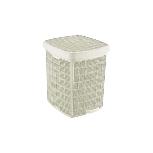 JUTE PEDALLI ÇÖP KOVASI NO:1 (BEJ)