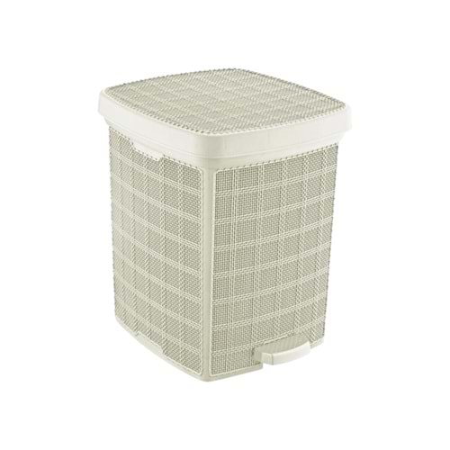 JUTE PEDALLI ÇÖP KOVASI NO:2 (BEJ)